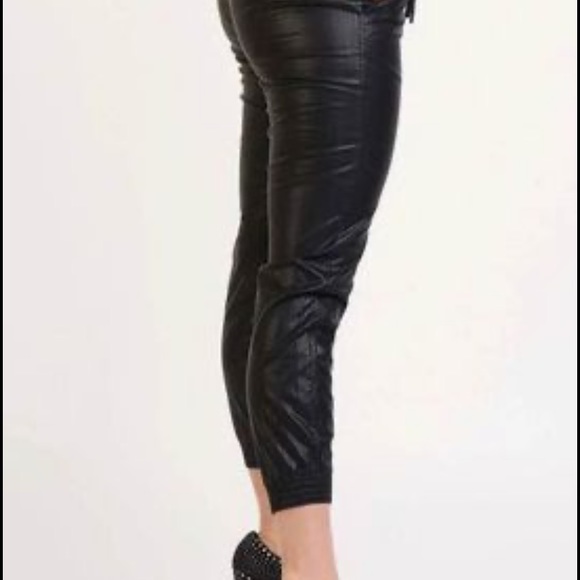 Dex Faux Leather Jogger - Picture 1 of 3